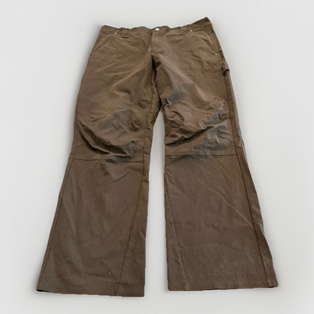 Mountain Hardwear Mens Brown Piero Outdoors Nylon Stretch Pants Size 38 OM2819